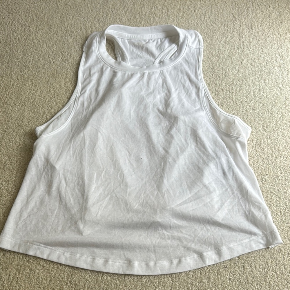NWT White Sleeveless Women's Top